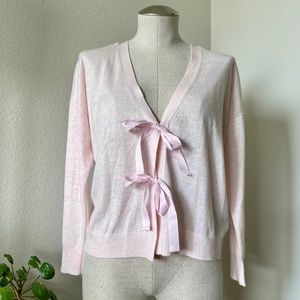 NWT, J.Crew Ballet Style Cardigan, Bow Closures